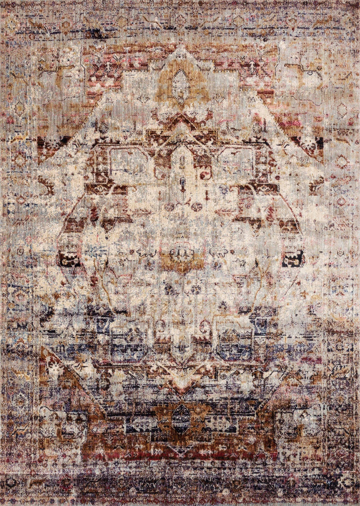 Slate Multi 6'7 x 9'2 Rug Y96096