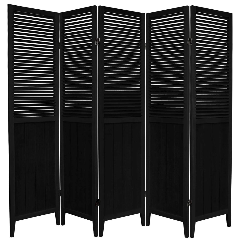 Black 5 Panel Room Divider G149934