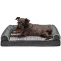 Luxe Fur & Performance Linen Sofa Bed T7056