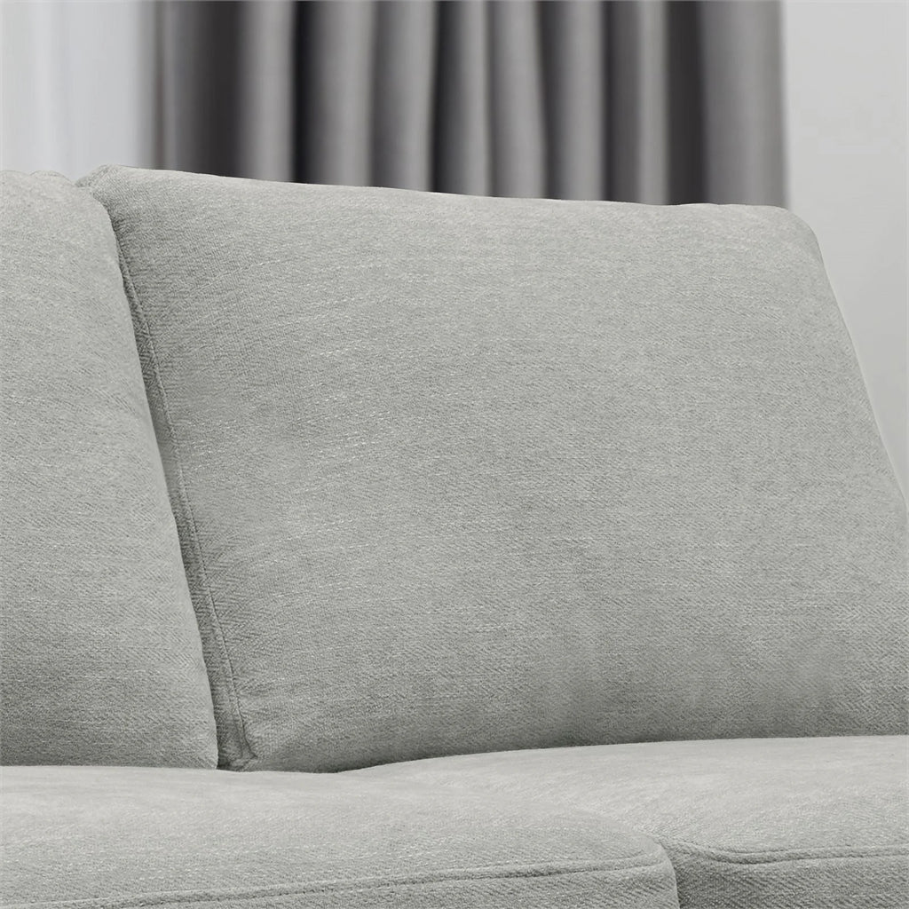 Gray Upholstered Fabric Sofa Q272267