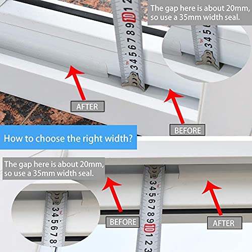 Transparent Silicone Door Seal Strip 16 Feet F20237