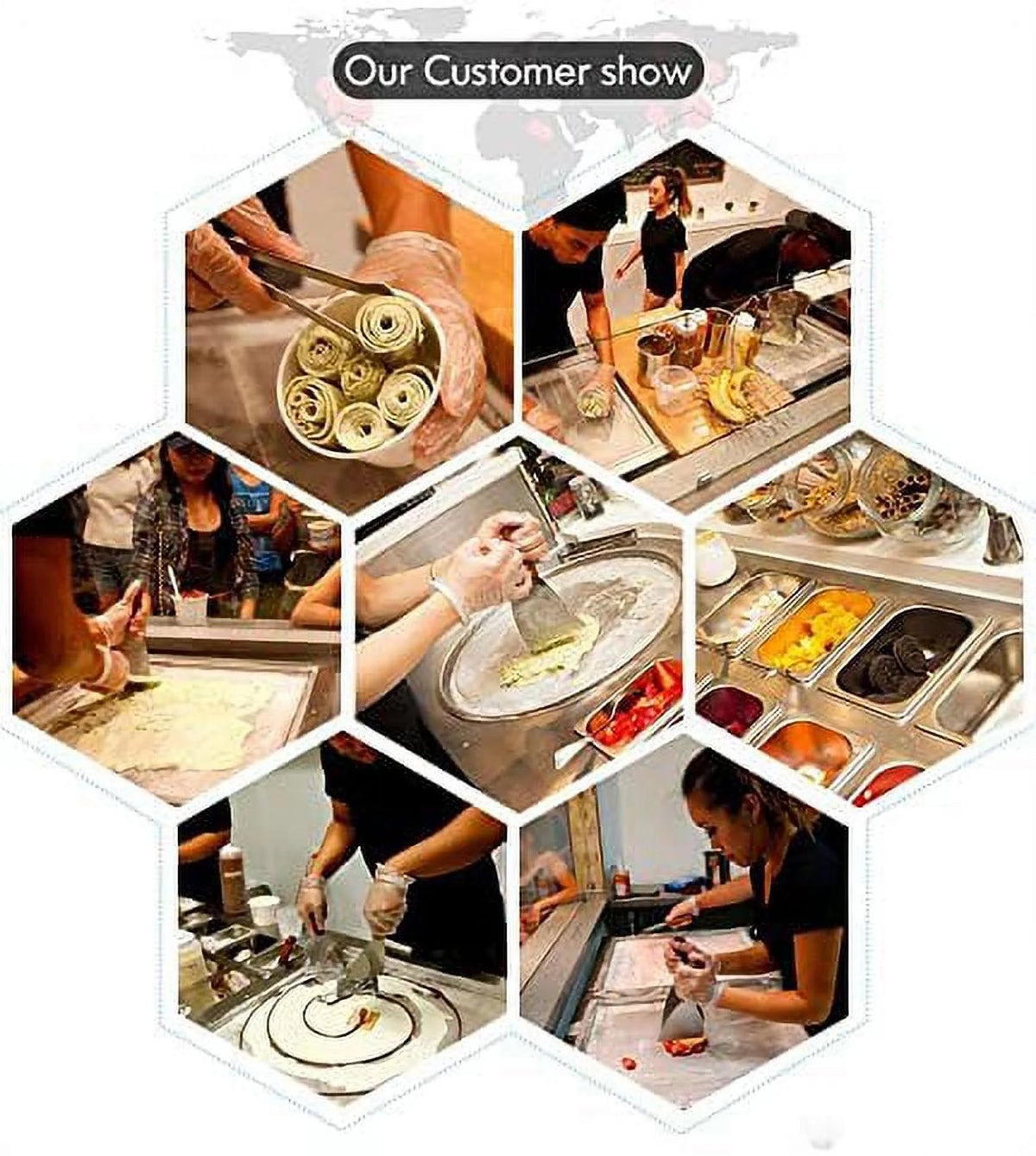 18" Single Round Pan Fried Ice Cream Machine N3584