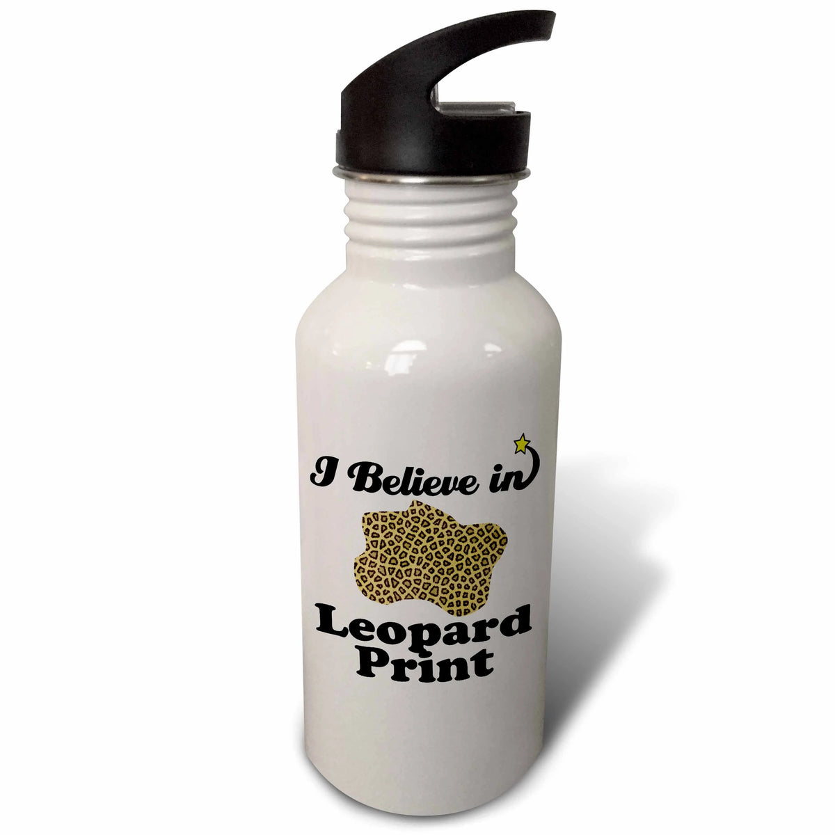 Leopard Print 21 oz Sports Water Bottle L387