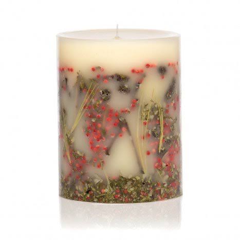 Red Currant & Cranberry Tall Round Botanical Candle T34003