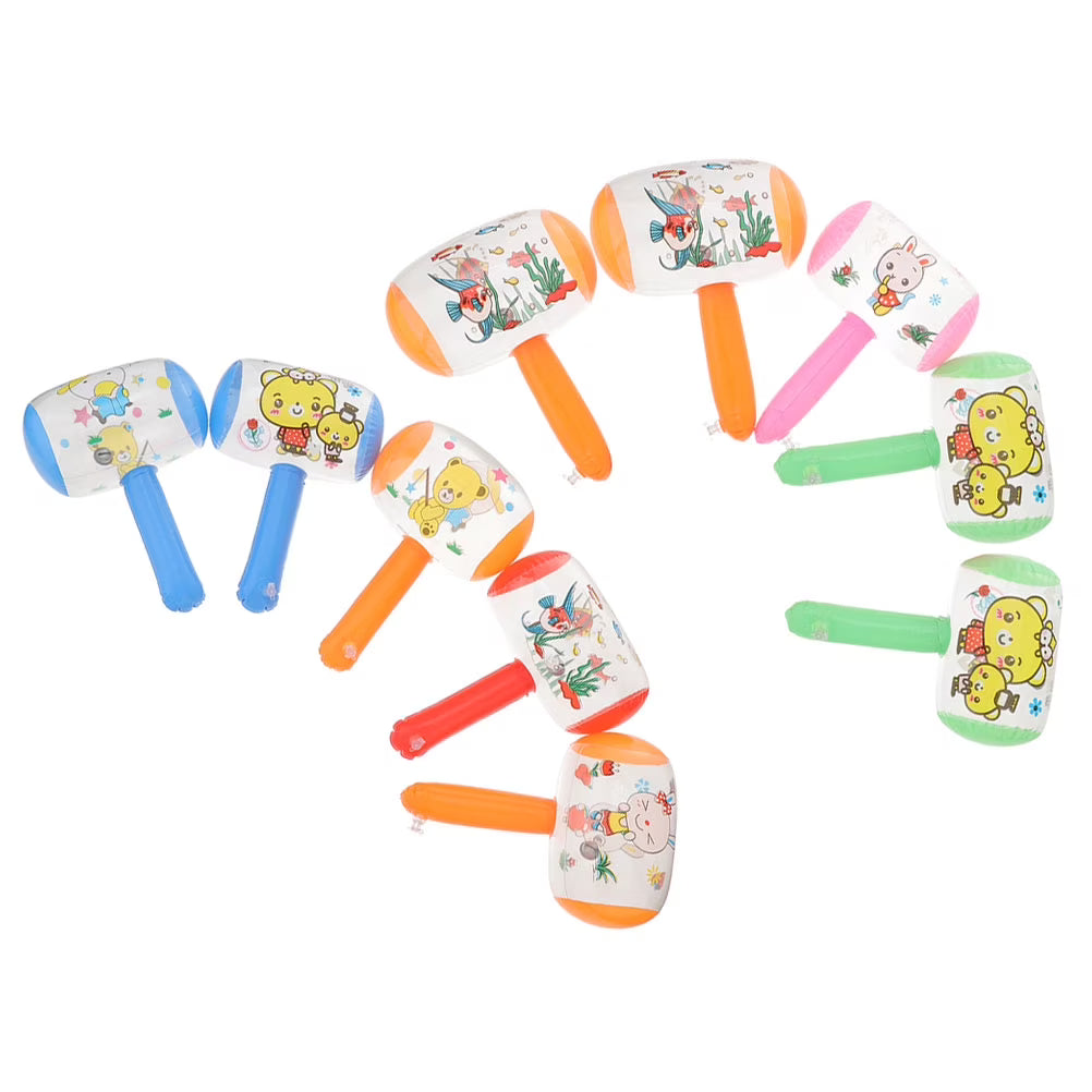 10pcs Inflatable Pvc Halloween Party Hammers R290501