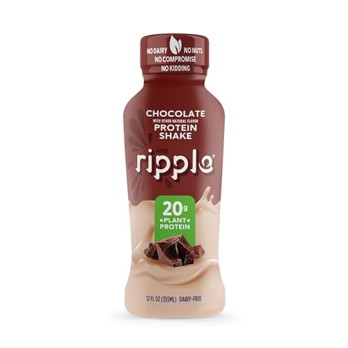 Chocolate 20g Plant Based Pea Protein Shake 12 Oz, 12 Pack Y329