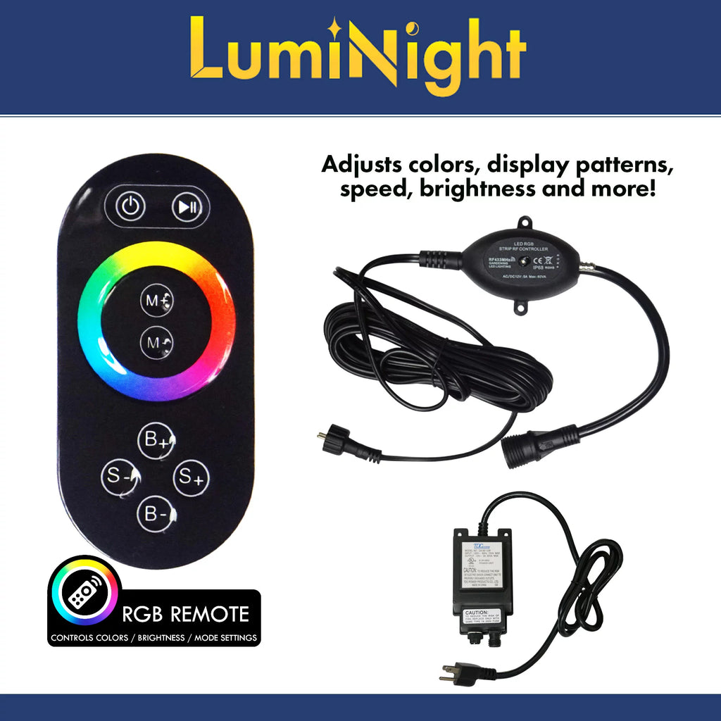 Color Changing Bronze Fountain Light Kit P7603