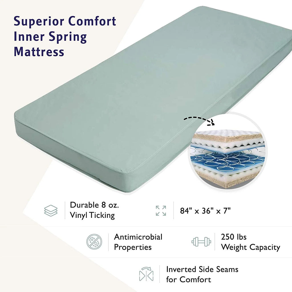 Full Electric Hospital Bed with Full Rails and Spring Mattress H60910