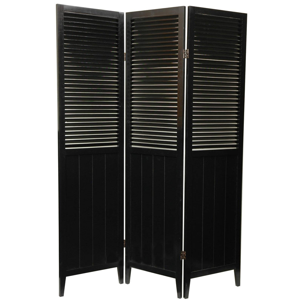 Black 5 Panel Room Divider G149934
