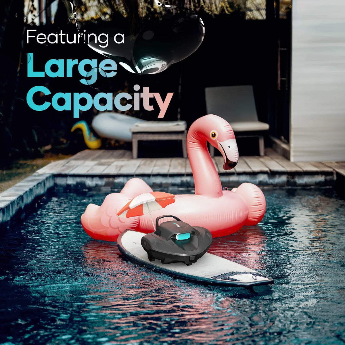 Cordless Robotic Pool Cleaner F806905