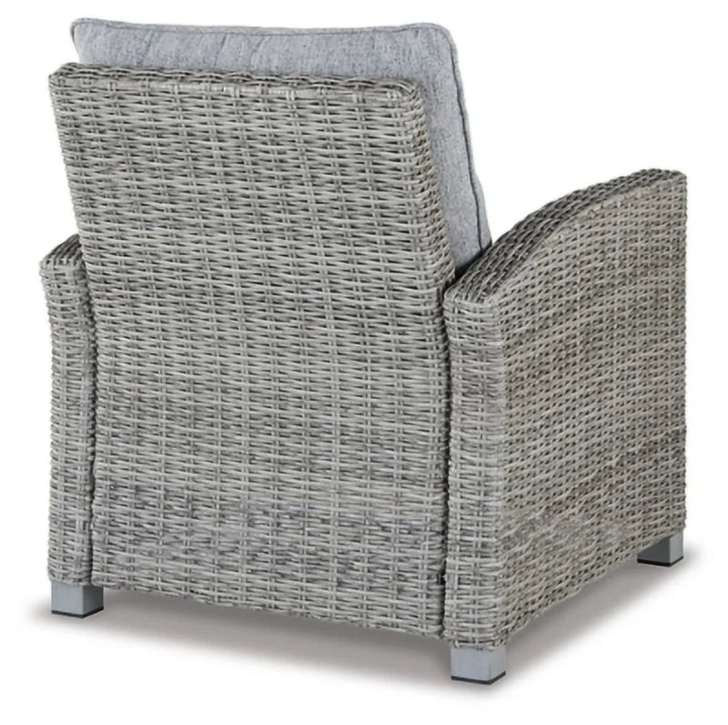 Light Gray Lounge Chair with Cushion O7970