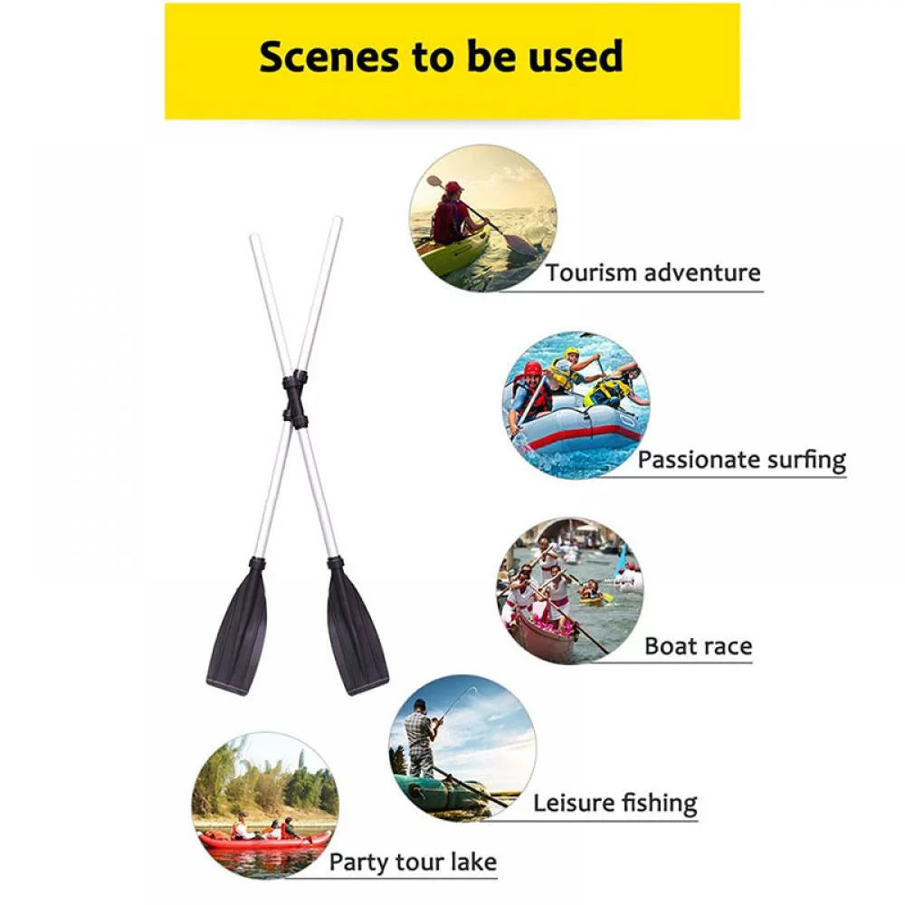 Aluminum Alloy Floating Kayak Paddles 1 Pair W98752
