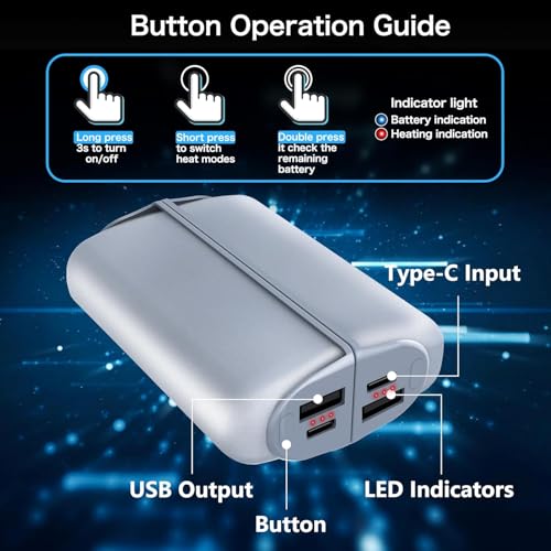 Rechargeable 2 Pack Electric Hand Warmers S365582