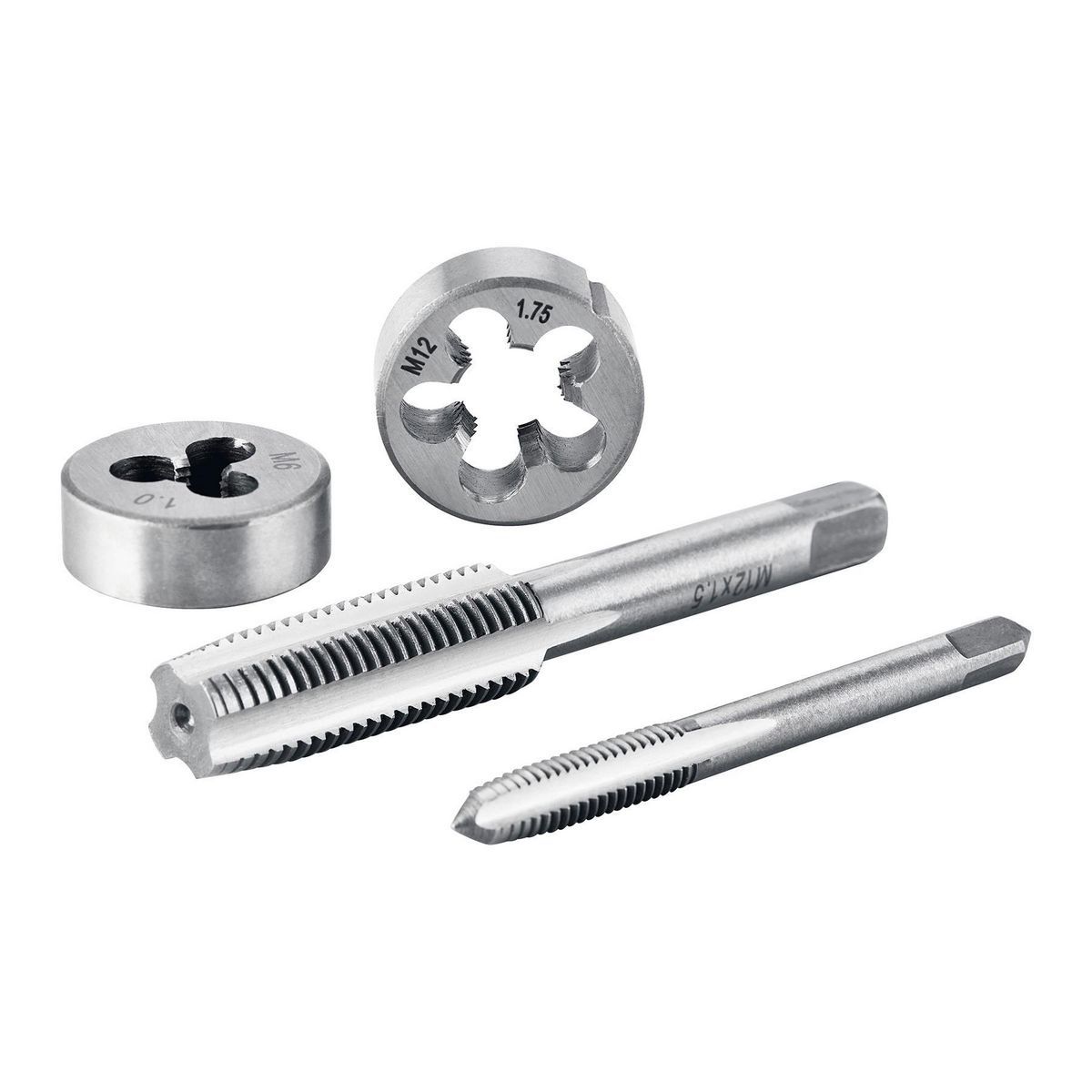 Carbon Steel Metric Tap and Die Set, 40 Piece P988856