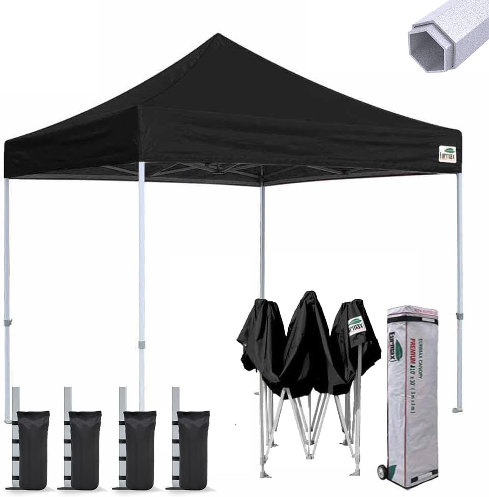 10'x10' Pop-up Canopy Tent with Heavy Duty Wheeled Carry Bag S308963