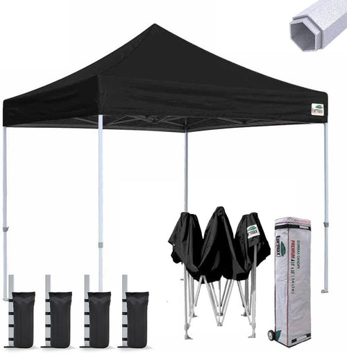 10'x10' Pop-up Canopy Tent with Heavy Duty Wheeled Carry Bag S308963