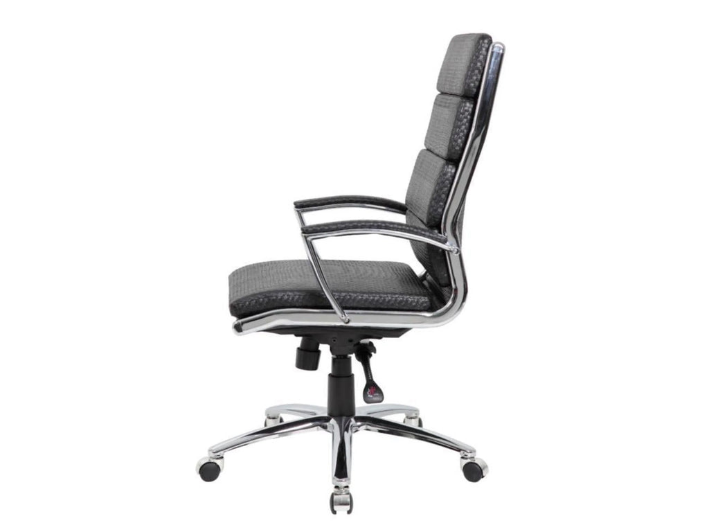 Vinyl Chair with Metal Chrome Finish H262