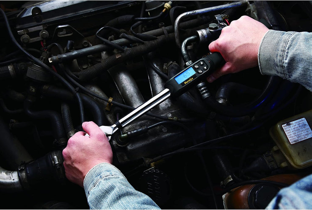 1/2” Digital Torque Wrench with Buzzer and LED Flash Notification Q384