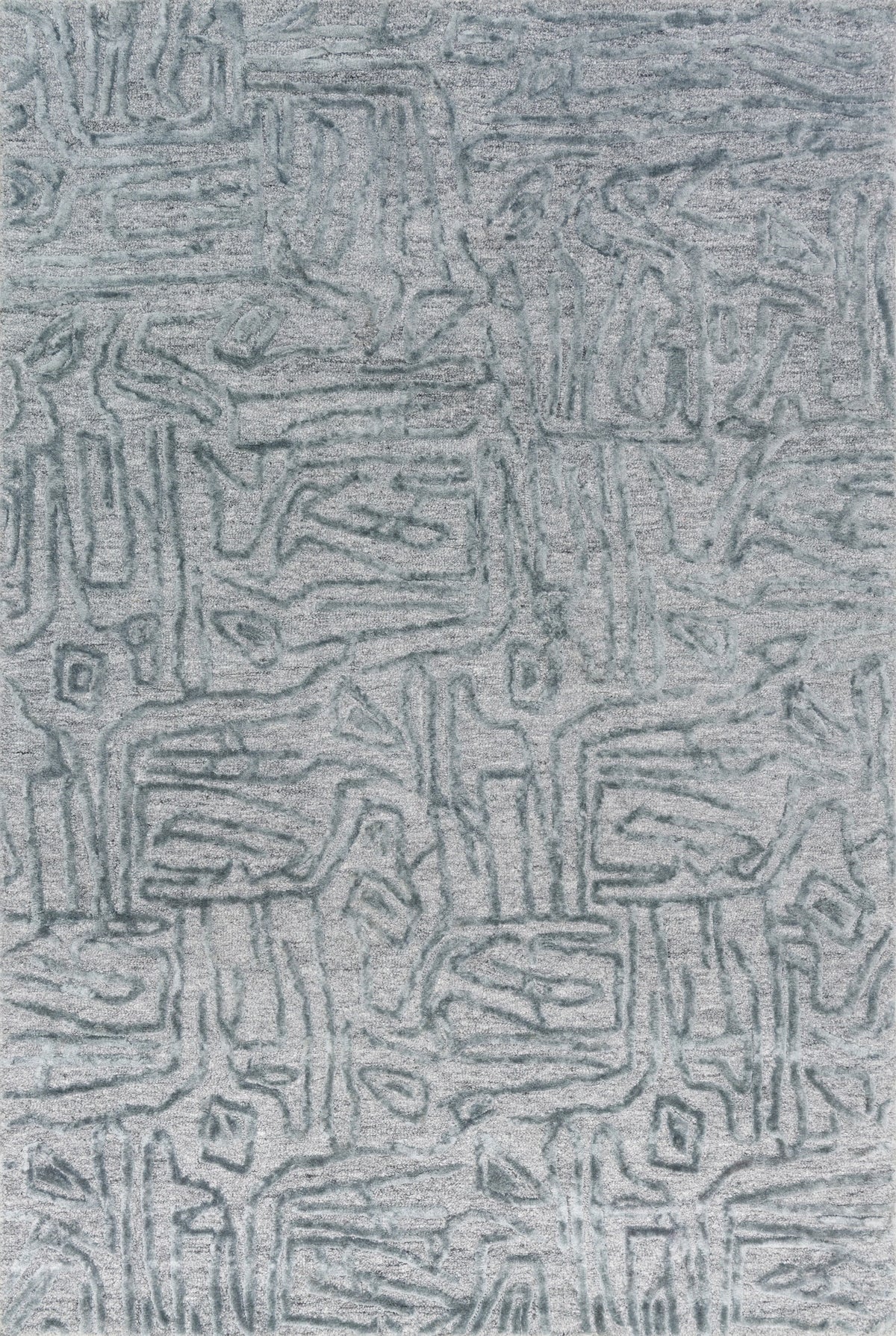 Lt. Blue 5' x 7'6 Rug Q252059