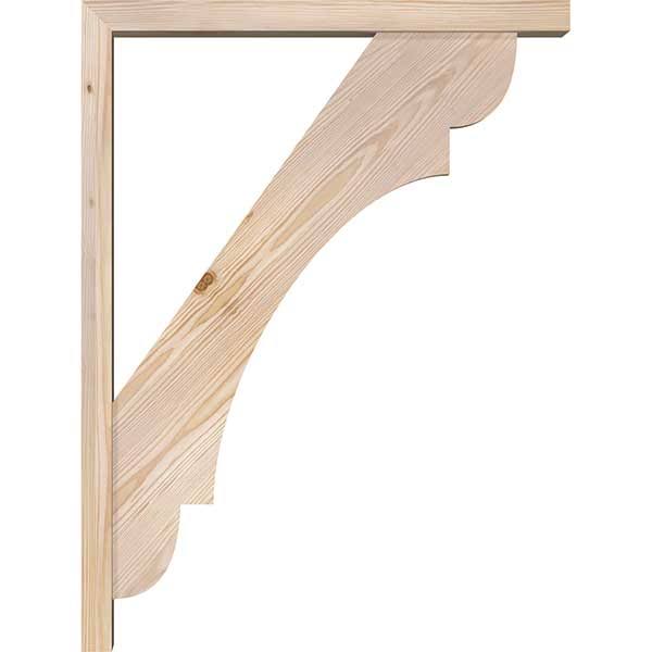 Olympic Block Smooth Bracket with Offset Brace, Douglas Fir P573239