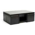 Modern Table and Stool Set with Hidden Storage V315061