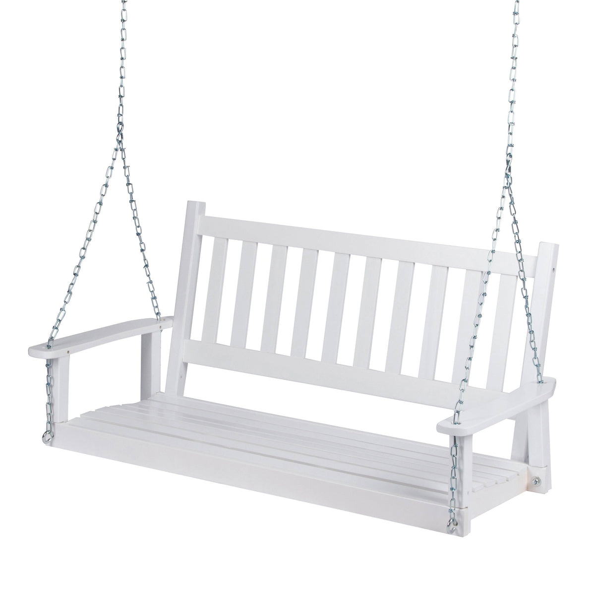 White Wood Porch Swing X311603
