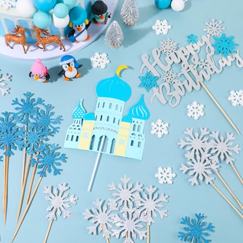 35 Piece Christmas Cake Topper Set V590810
