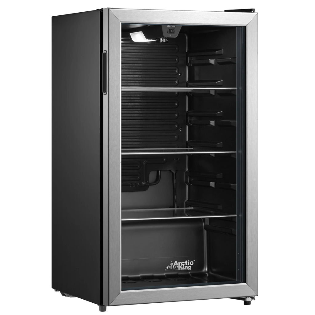 115-Can Beverage Fridge & Cooler Stainless Steel R967626