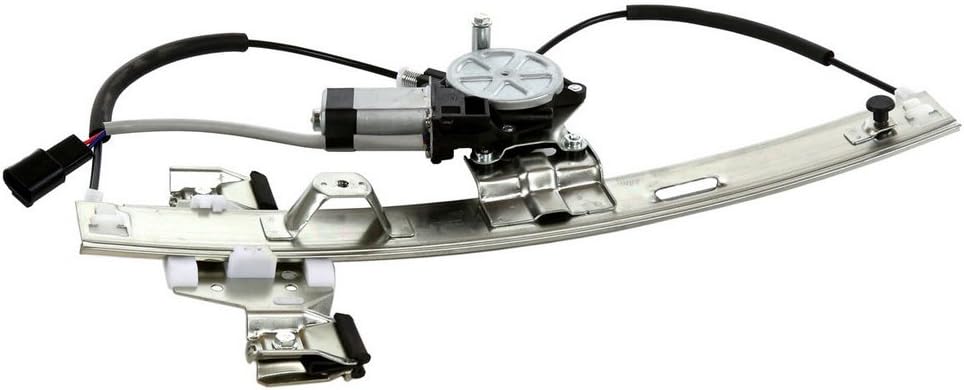 Rear Right Side Power Window Regulator with Motor Compatible with 2004-2008 Pontiac Grand Prix Sedan 4-Door Pack of 2 W673107