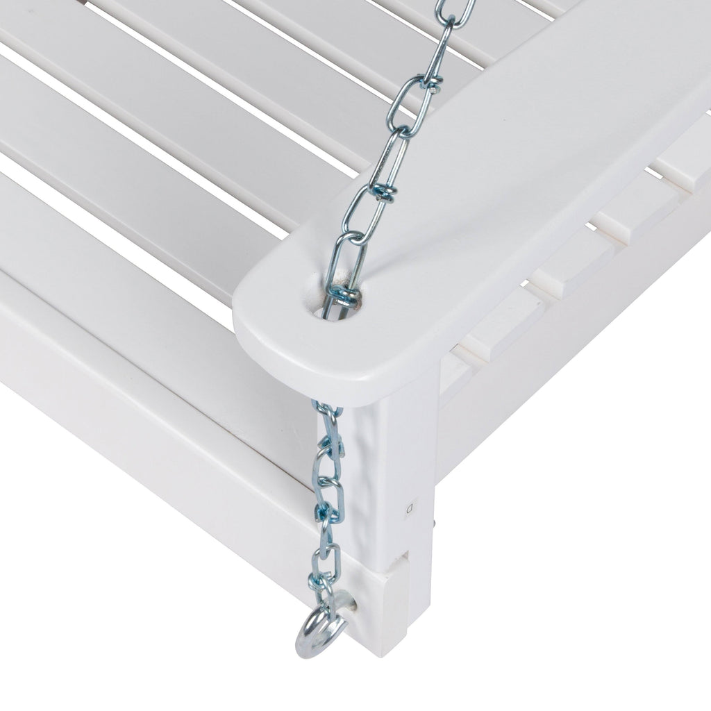White Wood Porch Swing X311603