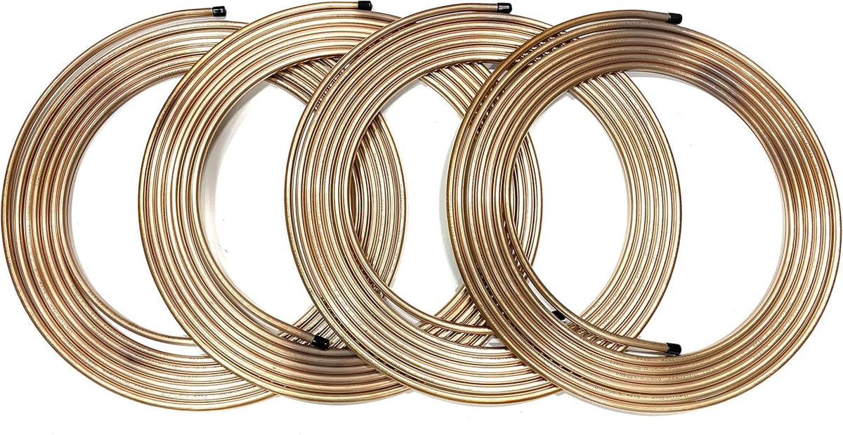 50 Feet 3/8 Inch Copper Nickel Fuel/Transmission Line, 2-25 Foot Coils W659