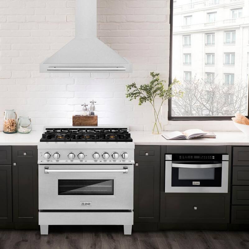 36 in. 400 CFM Ducted Wall Mount Range Hood L980406