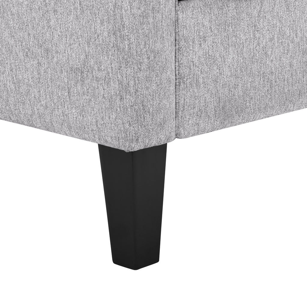 Charcoal Fabric 2-Seater Loveseat N979