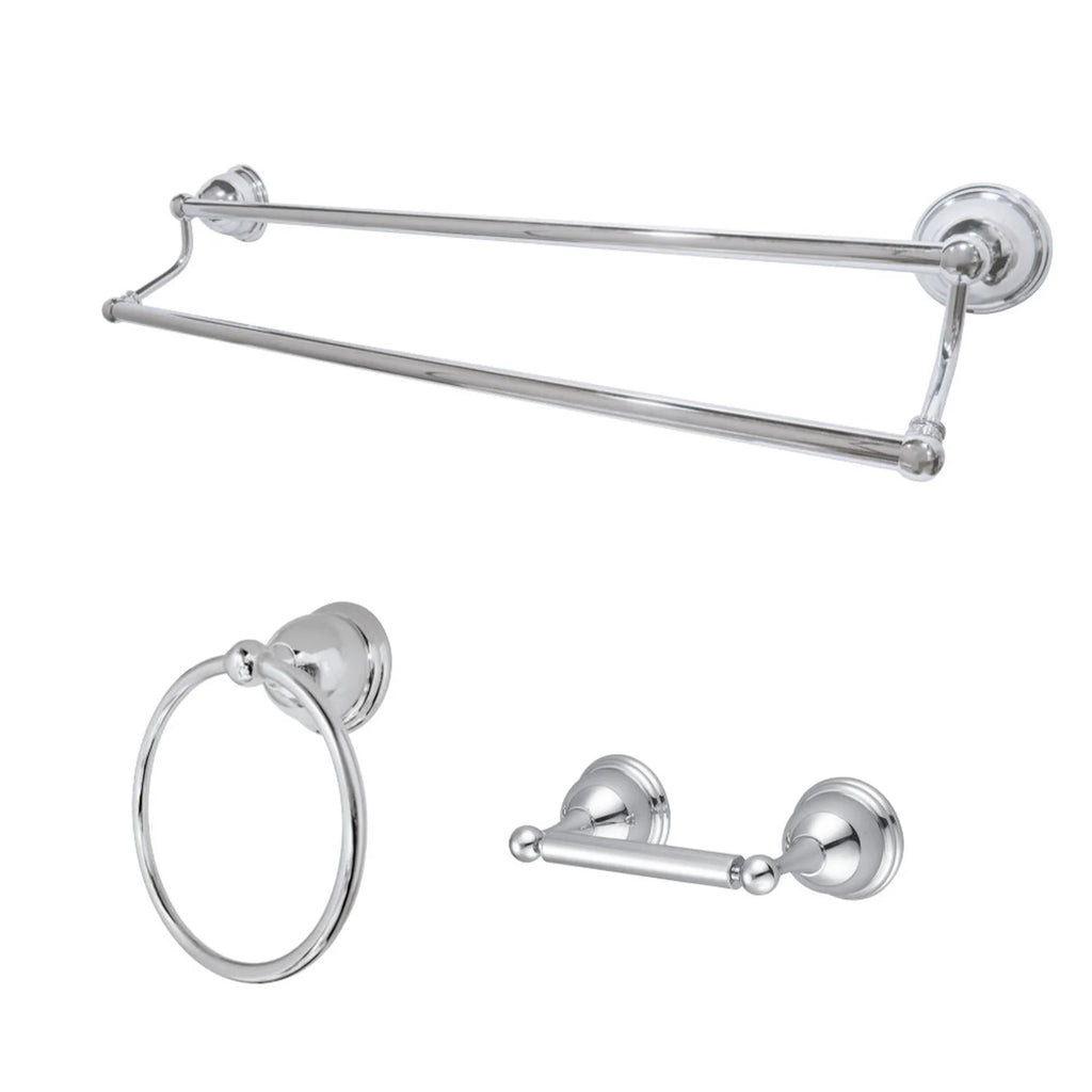 3-Piece Polished Chrome Bathroom Hardware P315