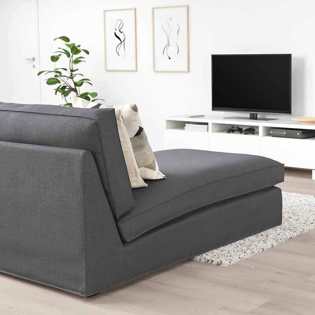 Kivik Chaise, Skiftebo Dark Gray, Width: 35 3/8 K450