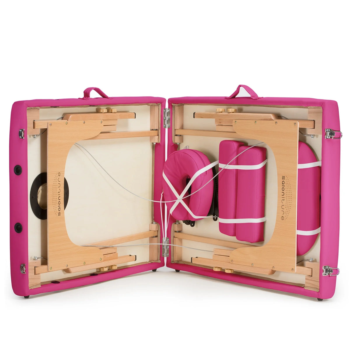 Hot Pink Portable Folding Massage Table with Carrying Case K9691