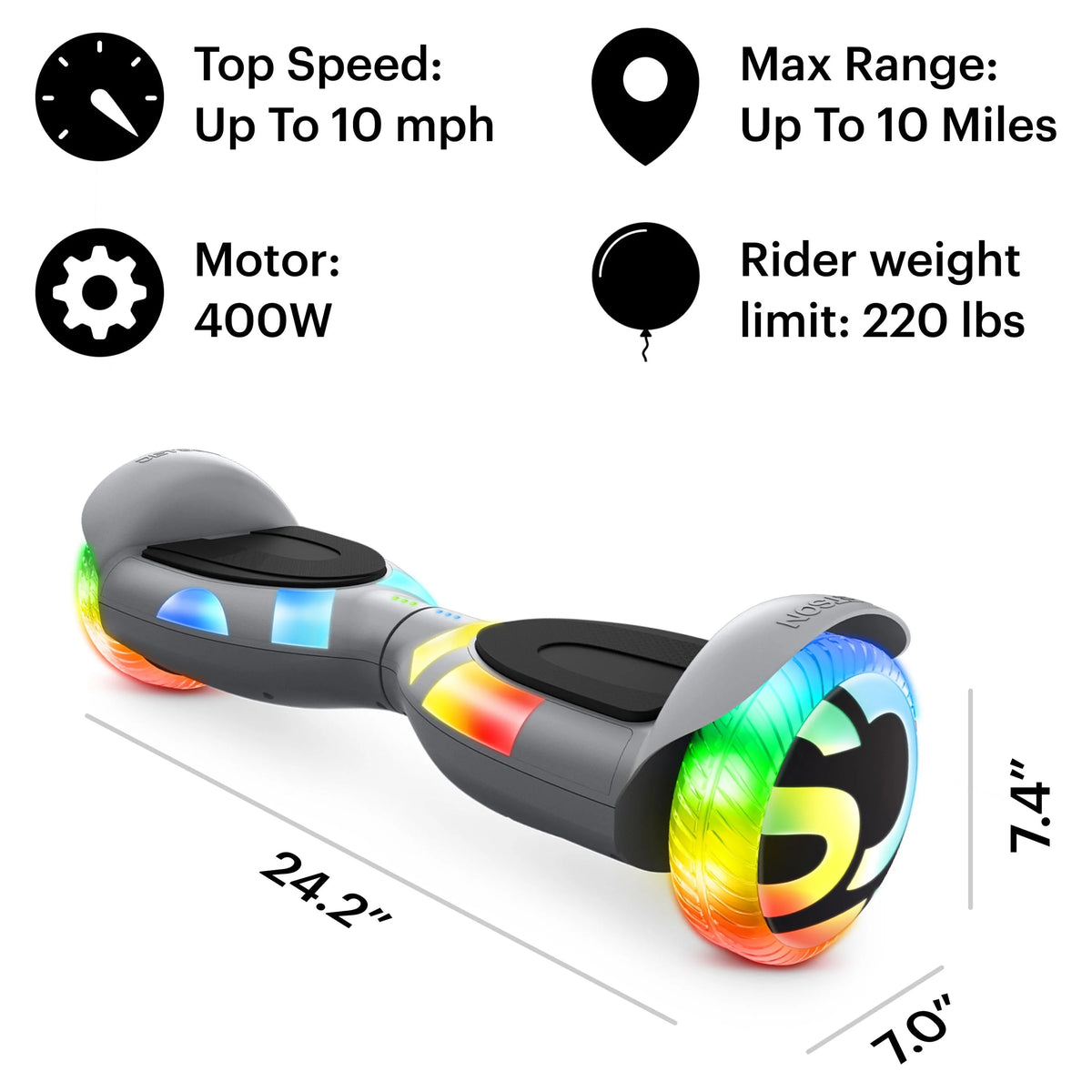 Gray Hoverboard O384875