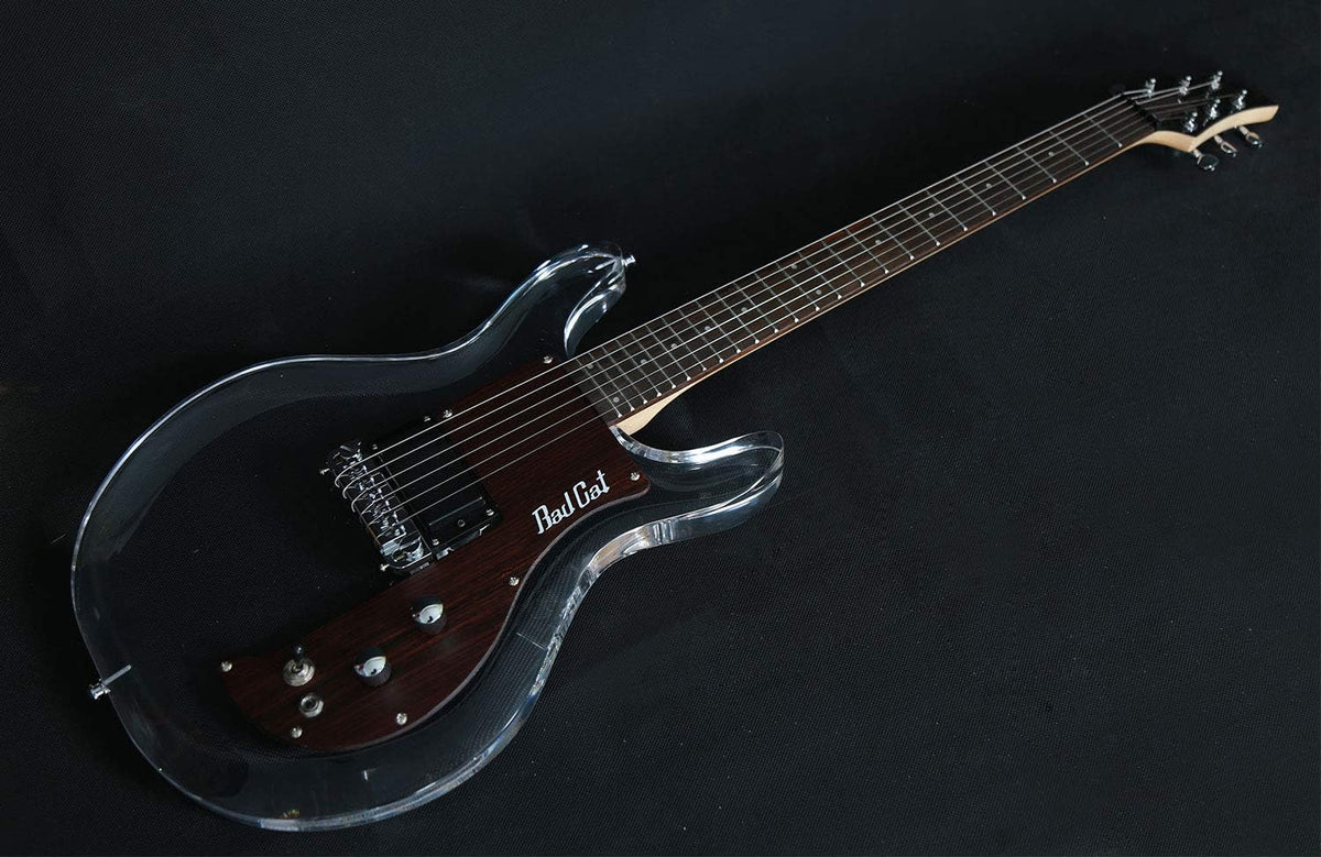 Clear Lucite Body Electric Guitar Y8741