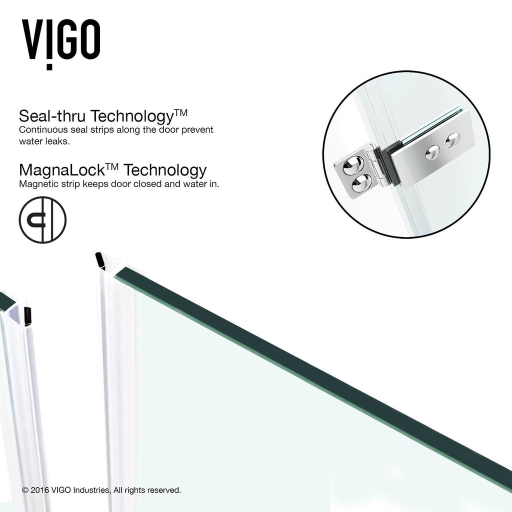 28x22 Frameless Clear Glass Shower Door A529