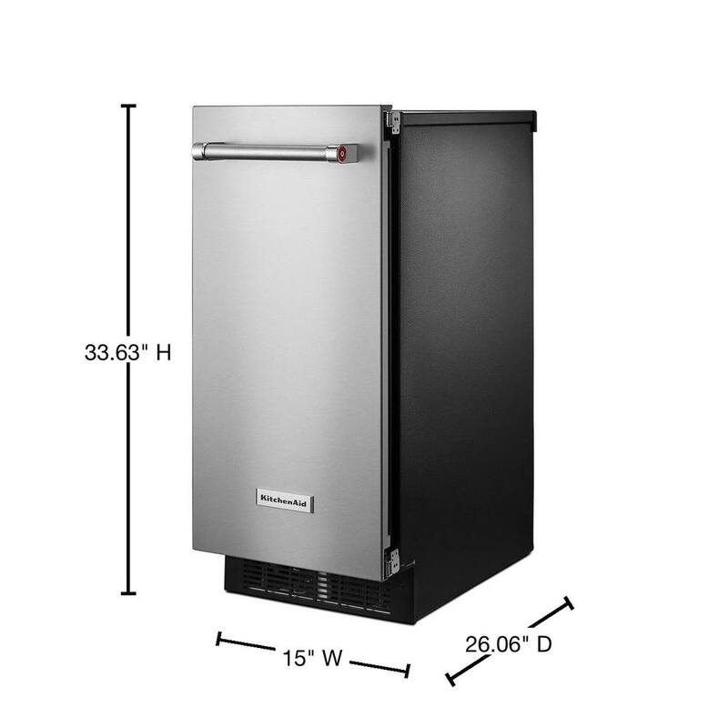 Built-in Ice Maker in PrintShield Stainless Steel T988