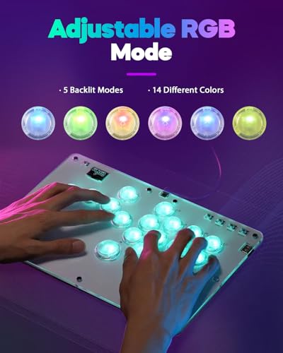 All-Button Arcade Controller 16Keys Black W16561