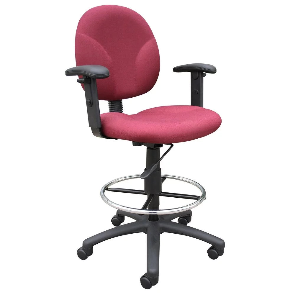 Black Adjustable Drafting Stool D858705