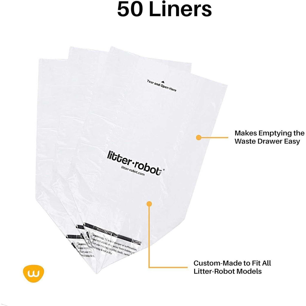 50 Pack Litter Box Liners O95602