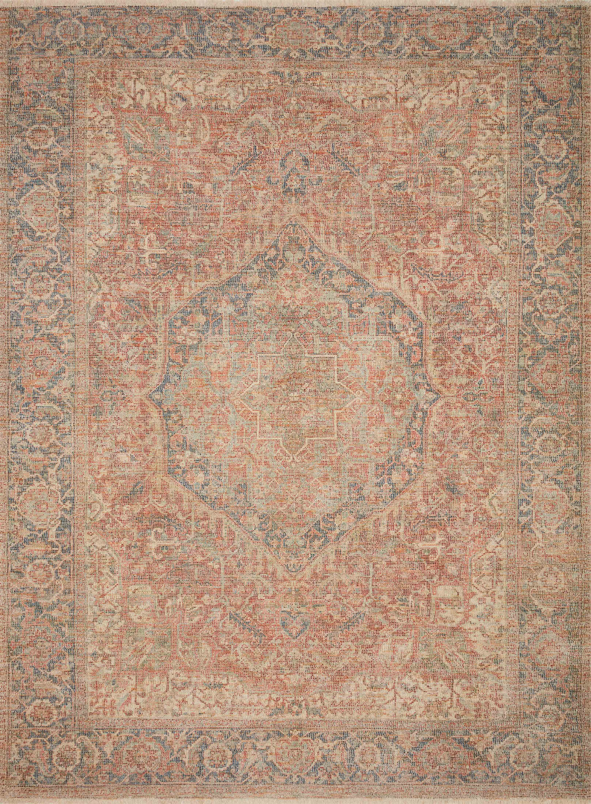 Brick Navy 7'9 x 9'9 Rug O915898