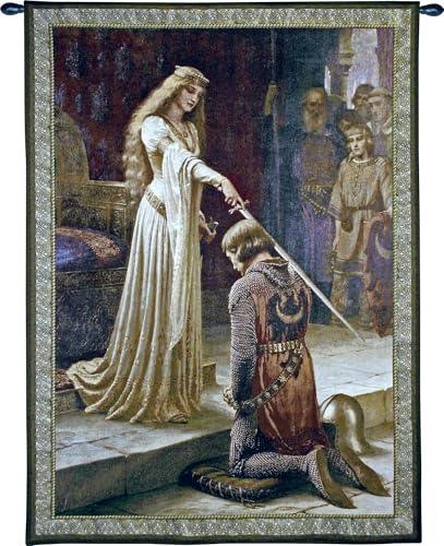 Woven Tapestry Wall Art Hanging 100% Cotton 40x31 V353