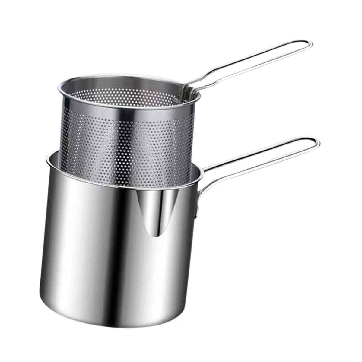 Stainless Steel Deep Fryer Pot with Basket K430950