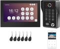 WiFi Video Doorbell with Monitor, 7 Inch Touch Screen Camera 1080P, RFID Password Unlock R286877