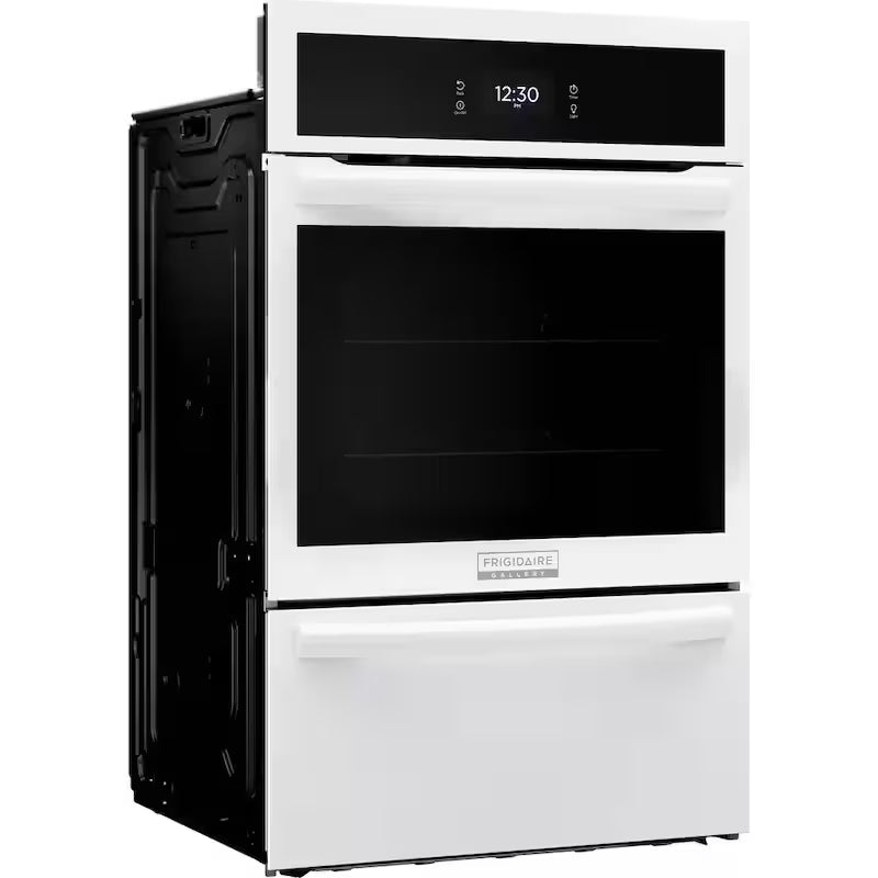 24 in. Single Gas Built-In Wall Oven with Air Fry Self-Cleaning in White B58527