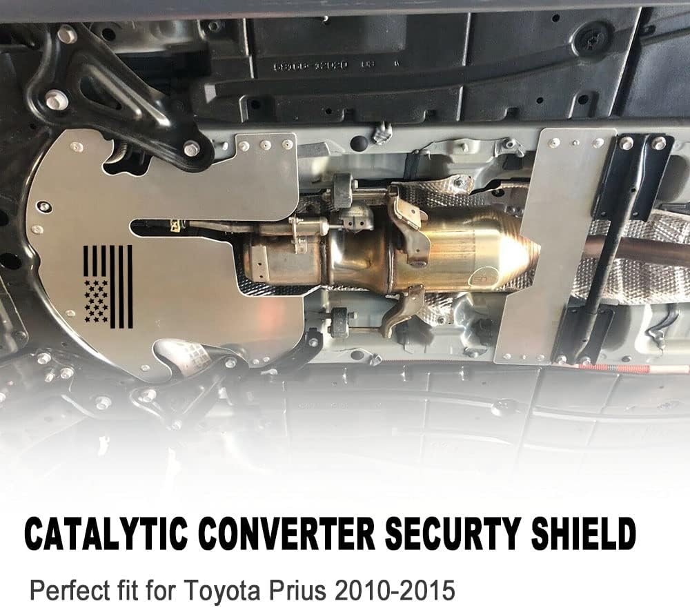 Aluminum Anti Theft Catalytic Converter Protection Shield for Toyota Prius 2004-2009 R842