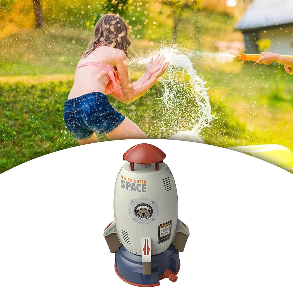 Rocket Sprinkler Toy 360 Degree Rotating Water Toys J177